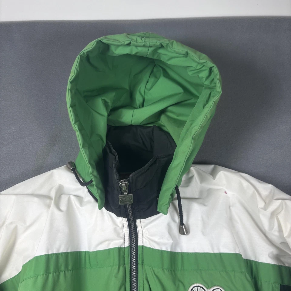 Vintage Boston Celtics Jacket Mens Medium Green Black White NBA Basketball 90s - Image 2 of 4