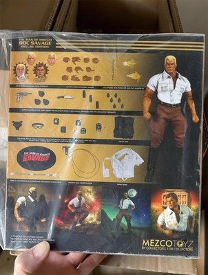 Mezco ONE:12 Doc Savage Deluxe Edition The Man of Bronze Action Figure Model