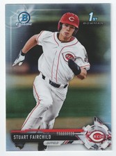 2017 Bowman Draft Chrome Stuart Fairchild 1st Rookie RC Refractor #BDC-4 Reds