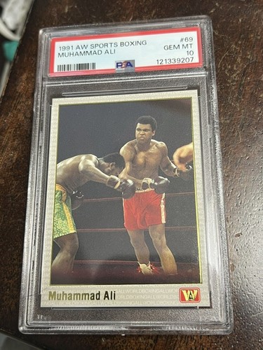 1991 AW Sports Boxing Muhammad Ali #69 PSA 10 Gem Mint – Boxing Hall of Fame