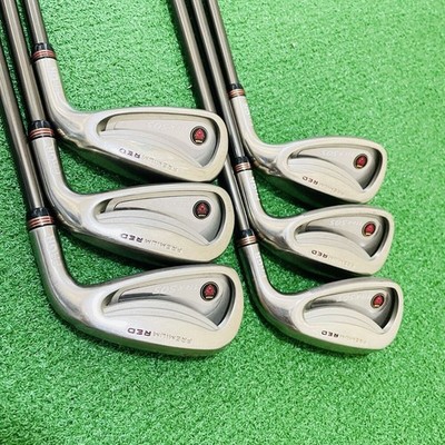 PRGR Rechtshänder Eisensatz PREMIUM RED TR-X 505 5-9,P Graphitschaft Flex SR