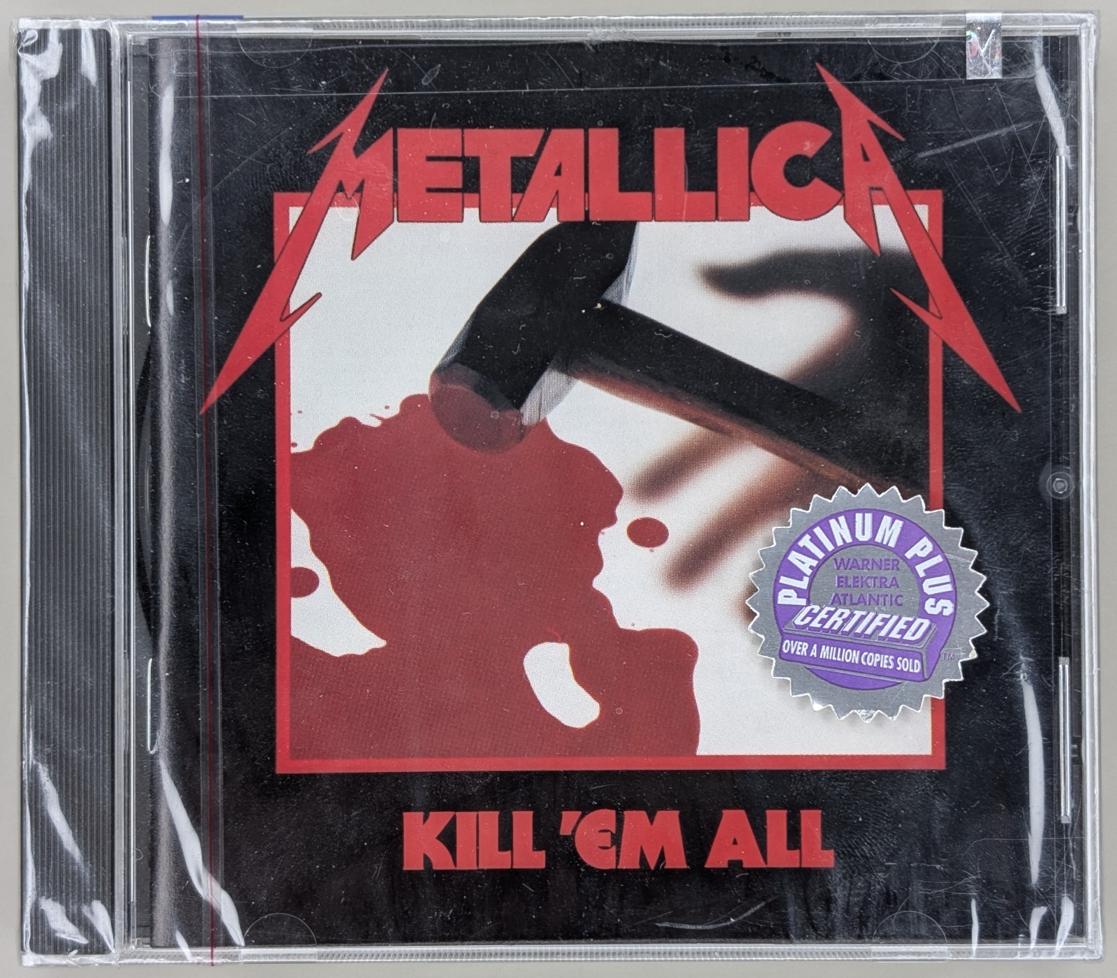 SEALED, Metallica – Kill 'Em All, Audio CD, Reissue, Hype Sticker, US, 1990's