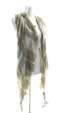 Ellen Tracy Womens scarves Multicolor Neck Warmer 84 in Length Plaid