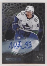 2022-23 Skybox Metal Universe Rookies Silver FX 128/349 Nils Aman #194 Auto 1h42