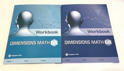 Singapore Math Dimensions Math Workbook 6A & 6B Mathematics NEW 2025