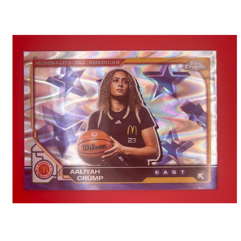 Topps 2025 Chrome McDonald's  Rookie #54 Aaliyah Crump RayWave Refractor