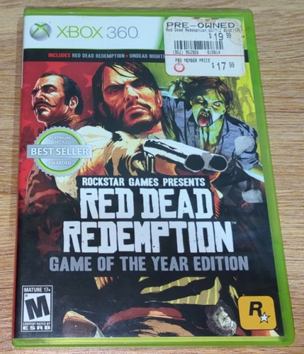 Red Dead Redemption Game of the Year - Microsoft Xbox 360