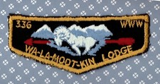NW OA : Wa-La-Moot-Kin  336  F 1a   -Worn- FF   93 mm Name