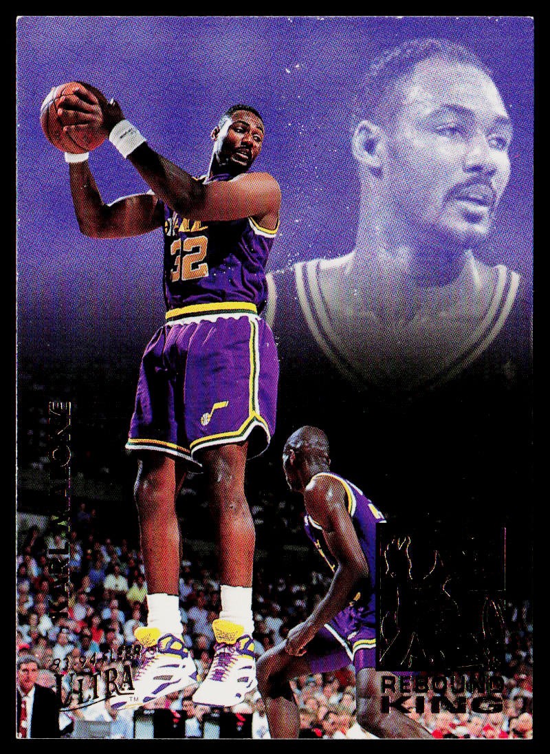 Karl Malone 1993-94 Ultra Rebound Kings #4 of 10 Utah Jazz
