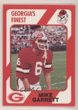 1989 Collegiate Collection Georgia Bulldogs Mike Garrett #105 0a2