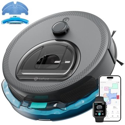PRO GRAY - LEFANT ROBOT VACUUM AND MOP, UPGRADED LIDAR NAVIGATION, 450ML VISIBLE