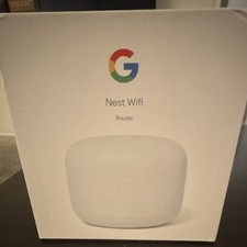 Google Nest Wifi Router AC2200 Dual-Band Mesh 2200Mbps GA01144-US White