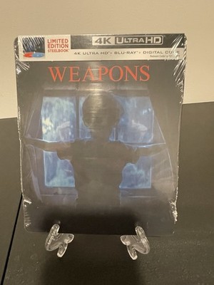 Weapons (2025) Steelbook: 4k, Blu Ray, Digital Sealed New IN HAND