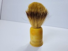 Vintage EVER READY 250 Pure Badger SHAVING BRUSH Cream Handle Made In USA