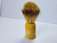 Vintage EVER READY 250 Pure Badger SHAVING BRUSH Cream Handle Made In USA