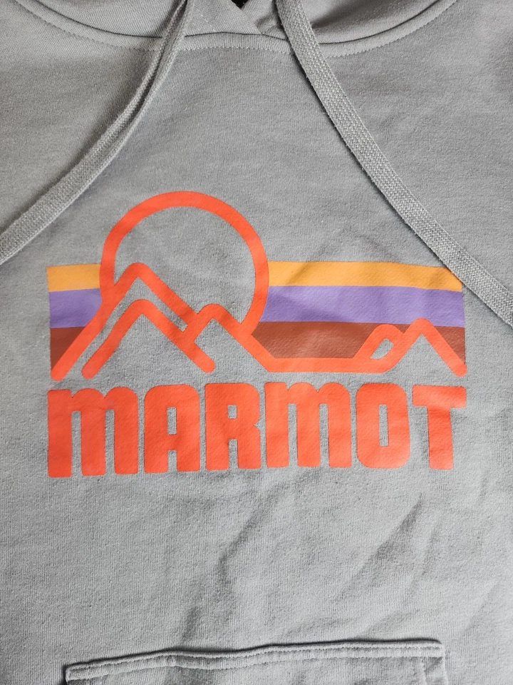 Sudadera con Capucha Marmot Coastal Talla XL Manga Larga Gris Pullover Sudadera Foto 2 de 4