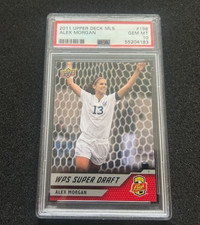 2011 Upper Deck MLS #198 Alex Morgan RC PSA 10 Gem Mint Rookie Card USWNT. rookie card picture