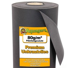 72m² Gartenvlies Unkrautvlies Mulchvlies 80g 1,8m breit