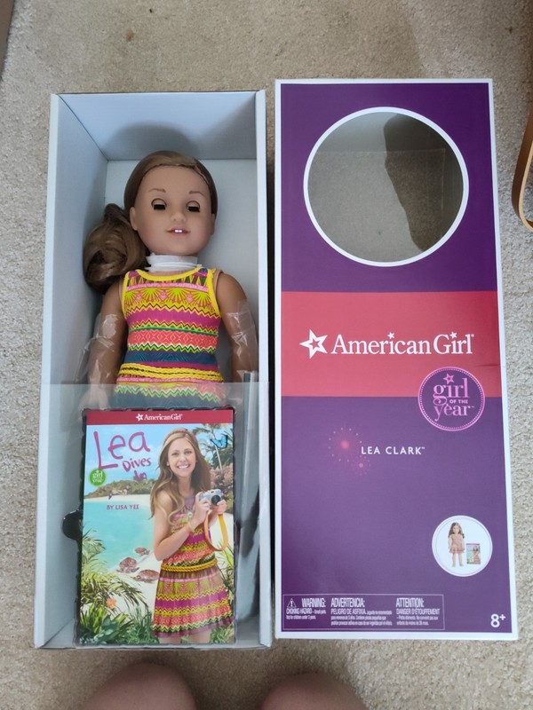 American Girl 18" Doll Lea Clark 2016 Girl of The Year