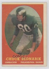 1958 Topps Chuck Bednarik #35 HOF sq1