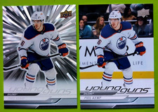 PHIL KEMP LOT 2 YOUNG GUNS 2024-25 UPPER DECK YG OUTBURST & YOUNG GUNS #471 