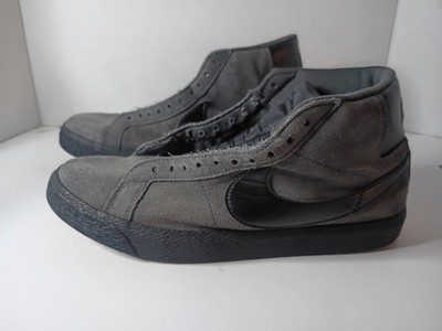Nike SB Zoom Blazer Mid Anthracite Black Suede Skate Shoe Men s Size 9 *READ*