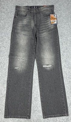 Company 81 Relaxed Loose Fit Jeans Mens 28/30 (28x29) Gray Denim Distressed NEW