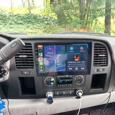 4+64G For 2007-2013 Chevrolet Silverado Carplay Android 15 Stereo Radio GPS +CAM