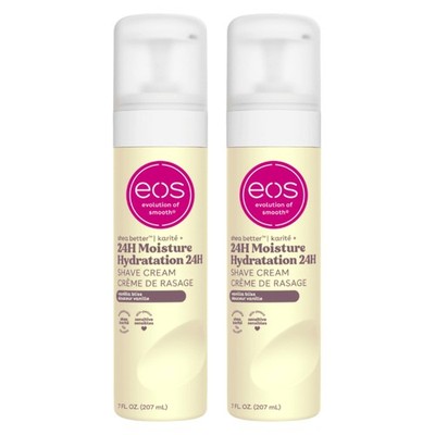 eos Shea Butter Shave Cream Vanilla Bliss 24H Moisture 7 fl oz 2 Pack