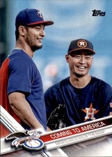 2017 Topps Update #US122 Coming to America Yu Darvish Nori Aoki - BB