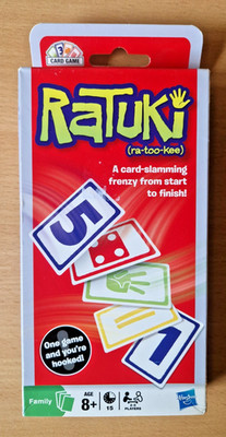 Hasbro Ratuki Ra-too-kee Spiel Familien Kartenspiel Card Slamming Frenzy komplett