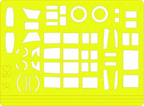 Eduard Accessories Ex133 - 1:48 J1N1 Gekko Type 11 - Masking Film - New