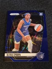 2024 Panini Prizm WNBA - Olivia Epoupa #95 Blue Velocity Prizm (RC)