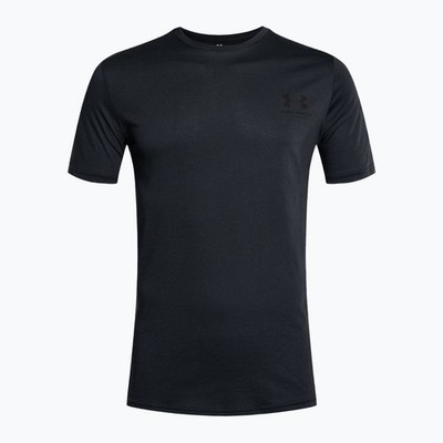 Under Armour Shirt Sportstyle Left Chest T-Shirt Tee Herren Größe S Schwarz