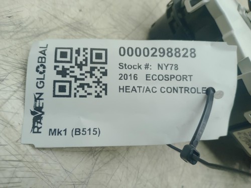 FORD ECOSPORT AC AIR CON HEAT CONTROL PANEL DN1T-18C612-AF B515 2013 - 2019 - Picture 12 of 12