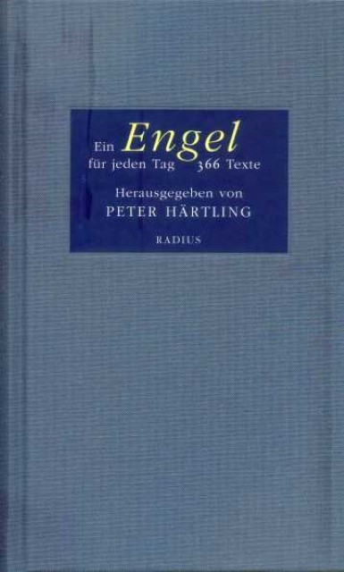 Ein Engel für jeden Tag Peter Härtling - Bild 2