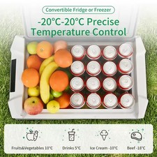 Alpicool NL 25L Car Refrigerator 12V Compressor Fridge Freezer 12/24VDC 100-240V