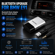 Bluetooth AUX Adapter for BMW 3 Series E91 Wireless Music Streaming
