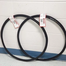 2 Kenda Klassic K35P 27" x 1-1/4" Wire Bead 90 PSI Black Bike Tires 1-Pair