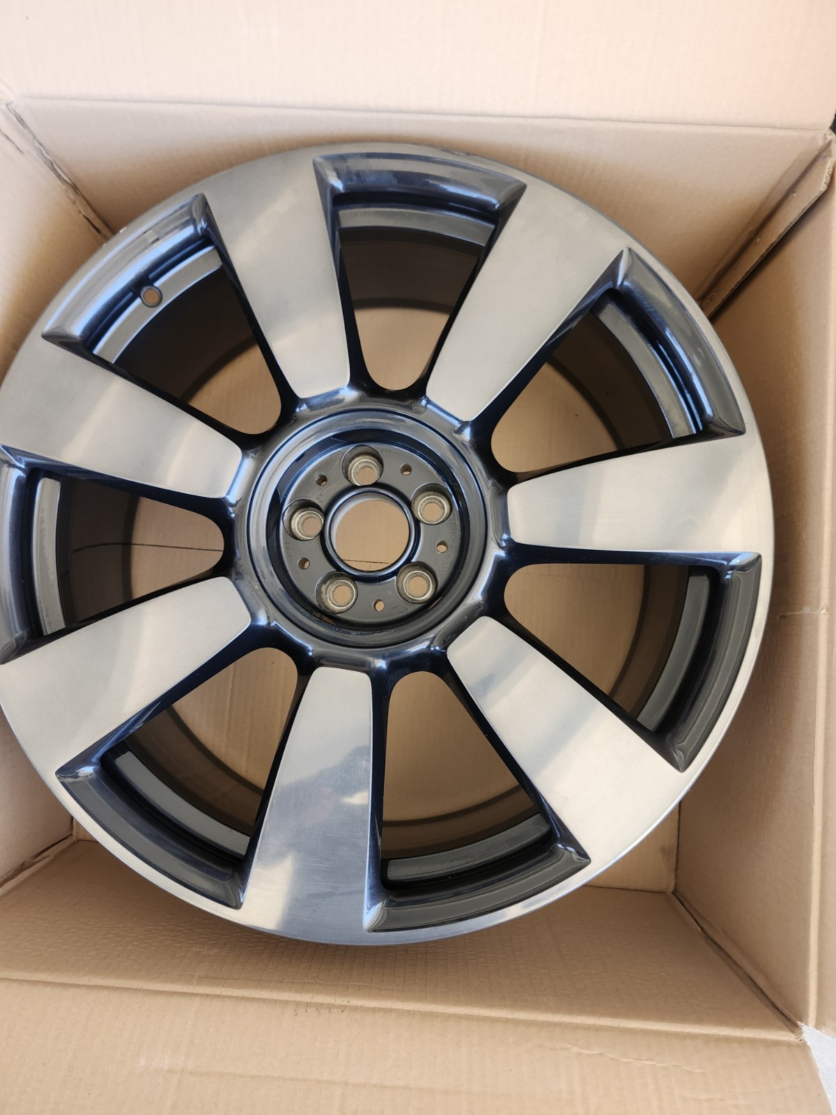 Rear Rolls Royce Cullinan Machined Charcoal OEM Wheel 22” 2019-2024 Rim 6884713