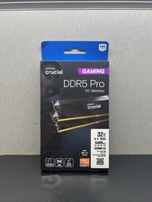 Crucial Pro DDR5 RAM 32GB Kit 2x16GB , 6400MHz CL32-40-40-103 XMP/EXPO - BLACK