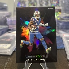 2023 Panini Obsidian Black Color Blast Stefon Diggs #10 Buffalo Bills