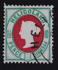 Heligoland Scott 17 Berlin Reprint Fake Cancel Used