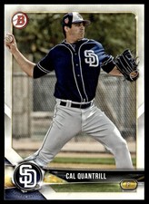 2018 Bowman Draft Cal Quantrill San Diego Padres #BD-195