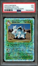 Pokemon Card NIDORINA Reverse Holo Legendary (Collection) 2002 PSA 7 NM