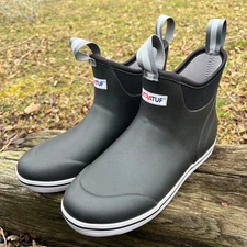 XtraTuf Men's Black 6 In. Ankle Deck Boot 22736