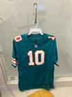 Miami Dolphins  #10 Hill green    football Jersey  adult Large NEW