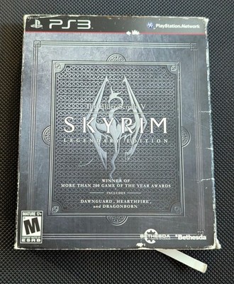 The Elder Scrolls V: Skyrim   Legendary Edition (PS3) Sleeve, Case + Game Only