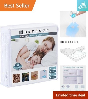 Breathable Zippered Twin Mattress Cover   Ideal for Potty Training & Pets