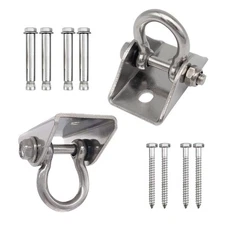 304 Stainless Steel Swing Hangers,Heavy Duty Hammock Hanging Kit for Swing Se...